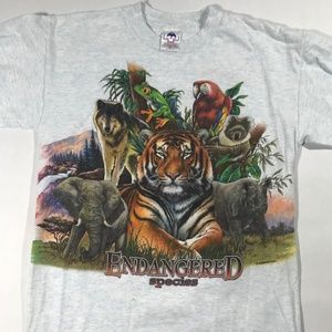 Vintage Endangered Species T Shirt